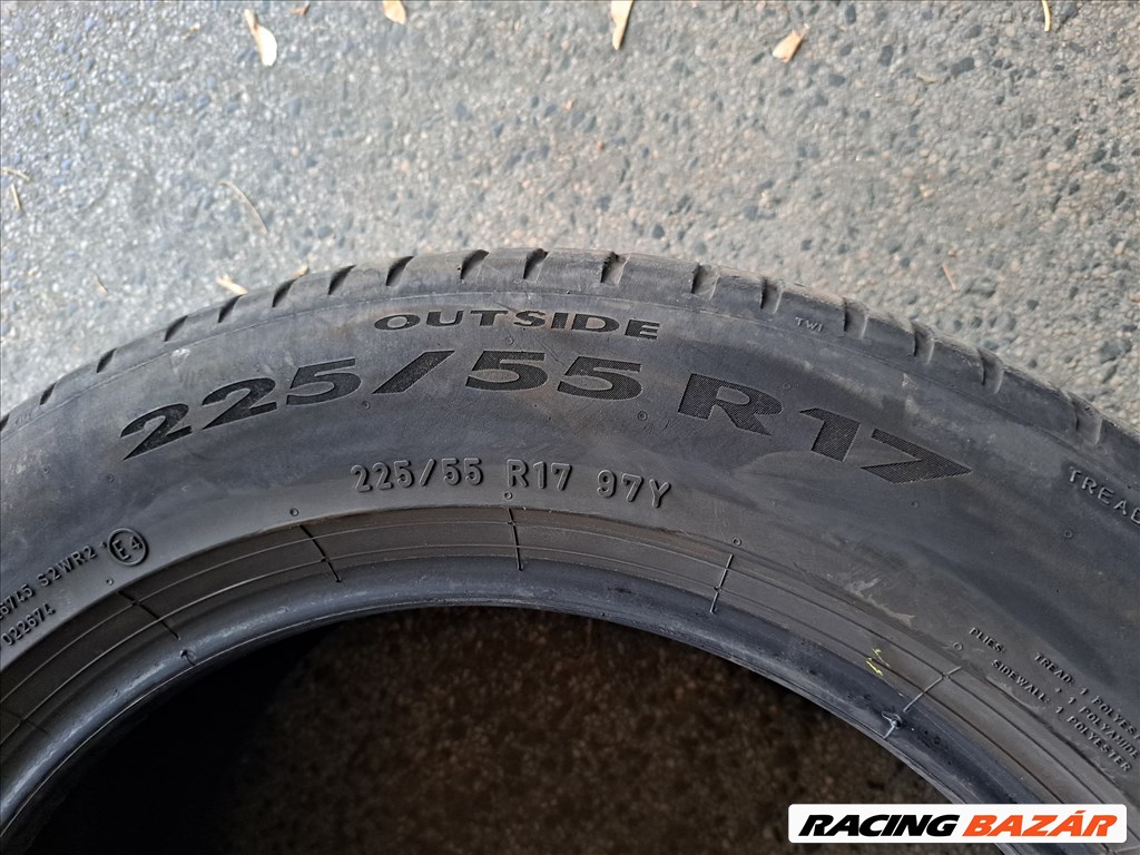 4db 225/55 R17 Pirelli Cinturato P7 (Peremvédős) nyári gumi eladó (DOT2020) ára! 17500Ft/db 7. kép
