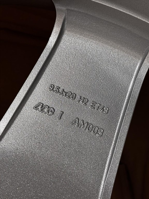 R20 Original Mercedes 9.5J ET43 - A221 401 2502  / A2214012502 1db alufelni felni 3. kép