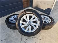 16" 5x112 VW "Aragon" Passat B8 gyári alufelni szett téligumikkal!