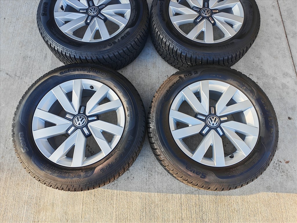 16" 5x112 VW "Aragon" Passat B8 gyári alufelni szett téligumikkal! 4. kép