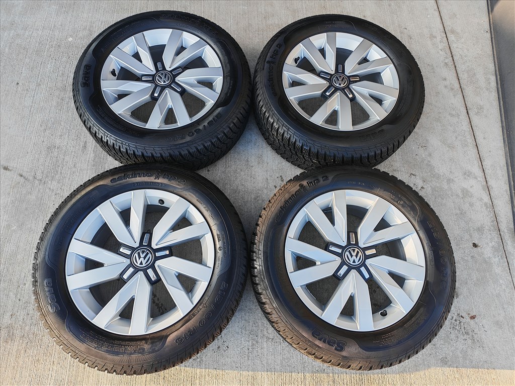 16" 5x112 VW "Aragon" Passat B8 gyári alufelni szett téligumikkal! 2. kép