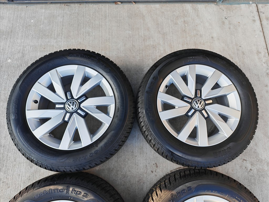 16" 5x112 VW "Aragon" Passat B8 gyári alufelni szett téligumikkal! 3. kép