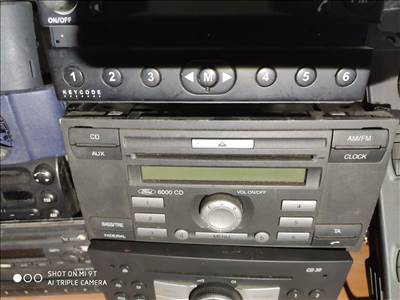 Ford rádió 6000CD + kód 6s6118c815ag