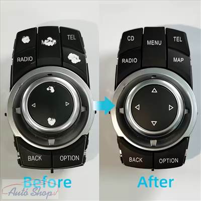 BMW CiC iDrive multimédia gombsor matrica szett E84 E70 E71 E81 E82 E87 E88 E90 E91 E92 E93 E60 E61, Szervíz alkatrész 64119236778