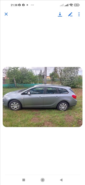 Opel Astra J 2.0 CDTI J astra kombi bal oldali ajtó első hátsó 1. kép