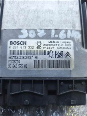 Peugeot 307 1.6 HDI motorvezérlő bsi kulcs  0281013332 9664257580