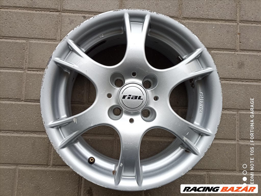 4x100 15" Rial használt alufelni garnitúra 3. kép