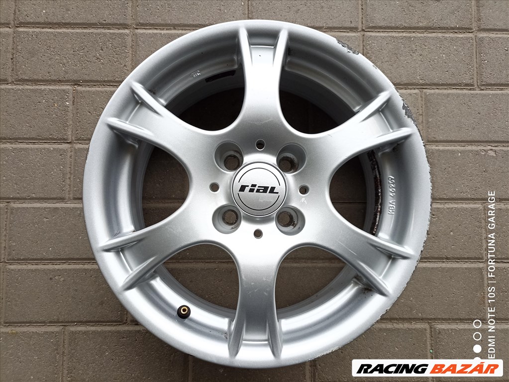 4x100 15" Rial használt alufelni garnitúra 4. kép