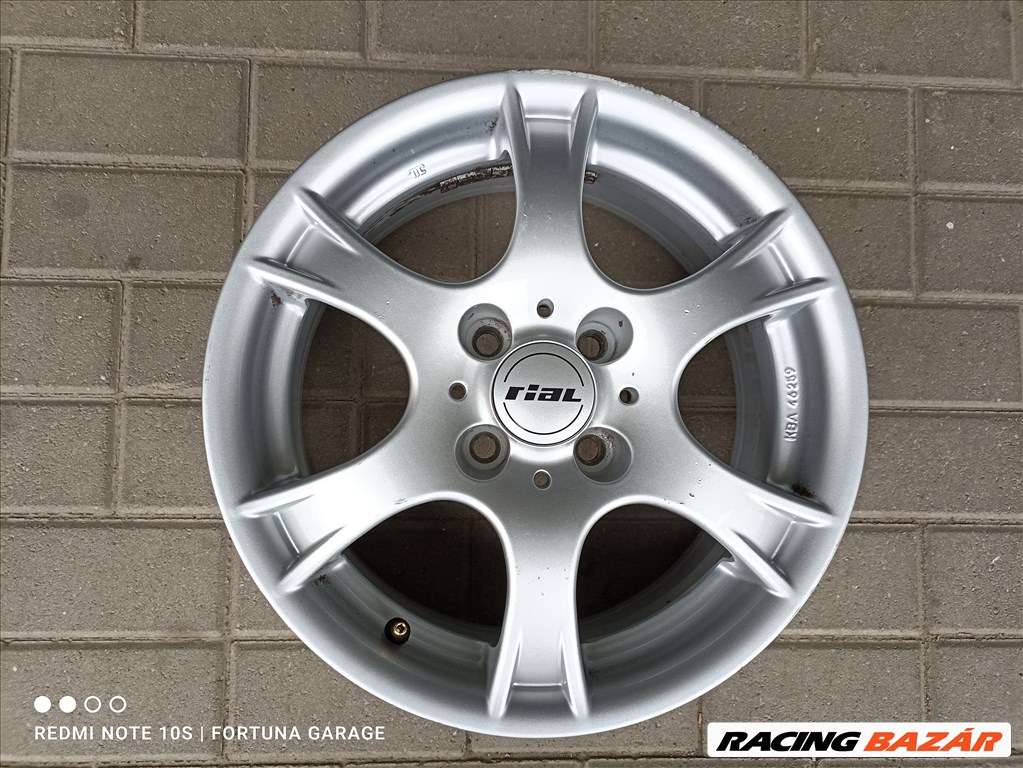 4x100 15" Rial használt alufelni garnitúra 5. kép