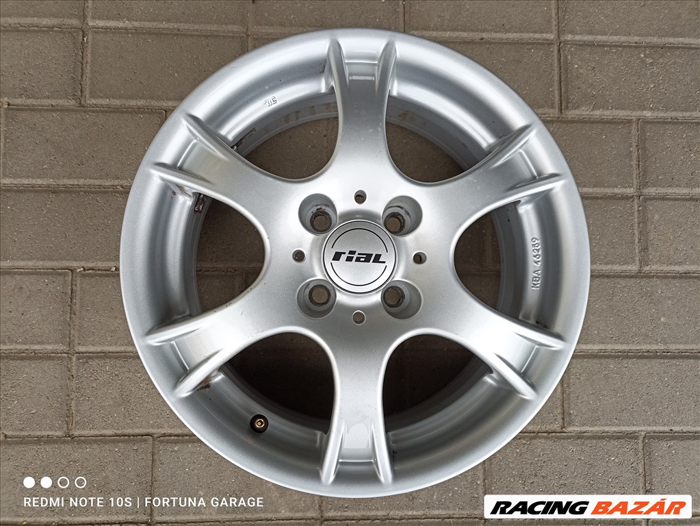 4x100 15" Rial használt alufelni garnitúra 6. kép