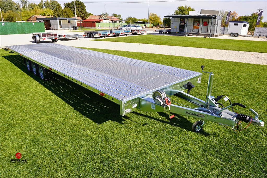 Új 8.5m-es autószállító utánfutó (3500kg-os) most bruttó 3.190.000 Ft 3. kép