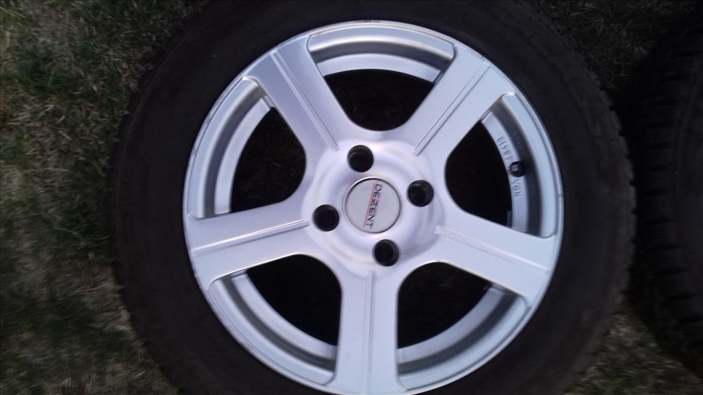  4x108 lyukosztású 6,5JJ 15" használt alufelni téli gumival Ford típusaira 5. kép