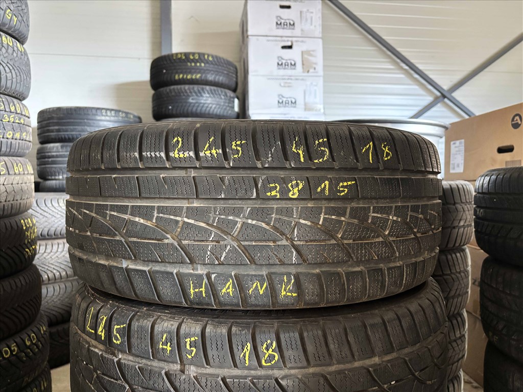 245/45 r18 Hankook téligumi garnitúra eladó 245/45r18 4db 1. kép