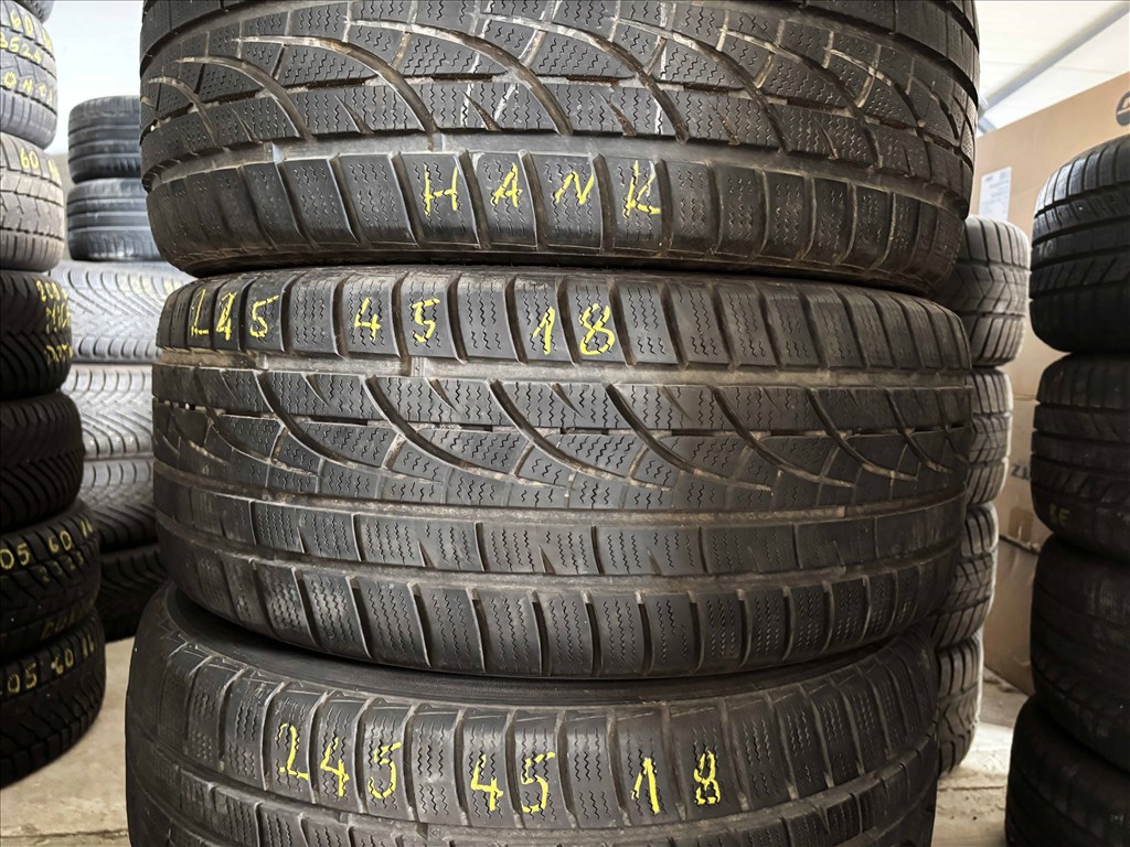 245/45 r18 Hankook téligumi garnitúra eladó 245/45r18 4db 2. kép