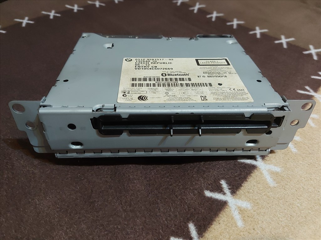 BMW 1-esF20,F21,2-es,F22,3-as,F30,F31,4-es,F32,F33 cd fejegység, rádió. Professional. 9281517 1. kép