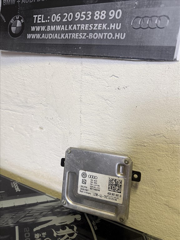 Audi A4 B8 facelift A6 4G xenon trafó 4g0907697d 1. kép