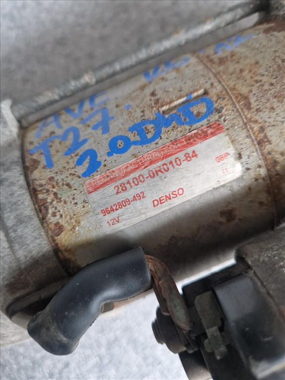 TOYOTA AVENSIS T27 2.0 D4D önindító 28100-0R010 4. kép