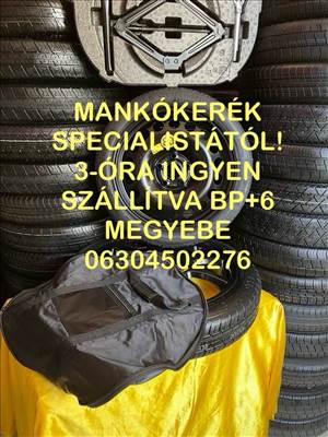 Mazda CX-5 (KF) Mazda CX60 Új 19" Collos mankókerék pótkerék emelő készlet kerékkulcs vonószem