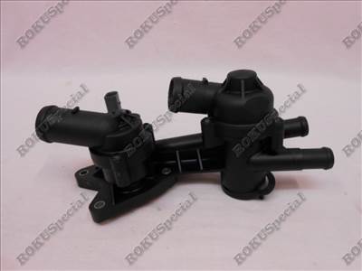 VW Passat B6-B7, 2008-2014,CC, Tiguan, Sharan, Skoda Octavia Termosztát elosztóházzal 1,4 TSI CAXA -03c121111t 03c121110q