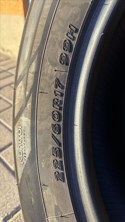  225/60 R17" használt Hankook nyári gumi gumi 6. kép