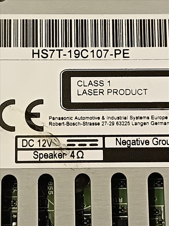 HS7T-19C107-PE Mondeo Mk5 rádió CD lejátszó fejegység 5. kép