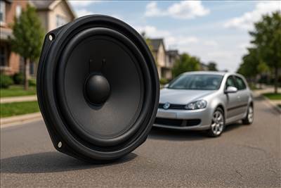 Skoda Octavia II, Volkswagen Golf V gyári középsugárzó, 4,0 Ω hangszóró  us000544h 5d021