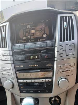 Lexus RX 400h multimédiás kijelző 