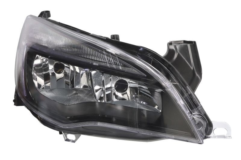 Opel Astra J 2012-2020 utángyártott új bal első fényszóró 2H7 fekete h. (motorral) TYC 39005842 1. kép