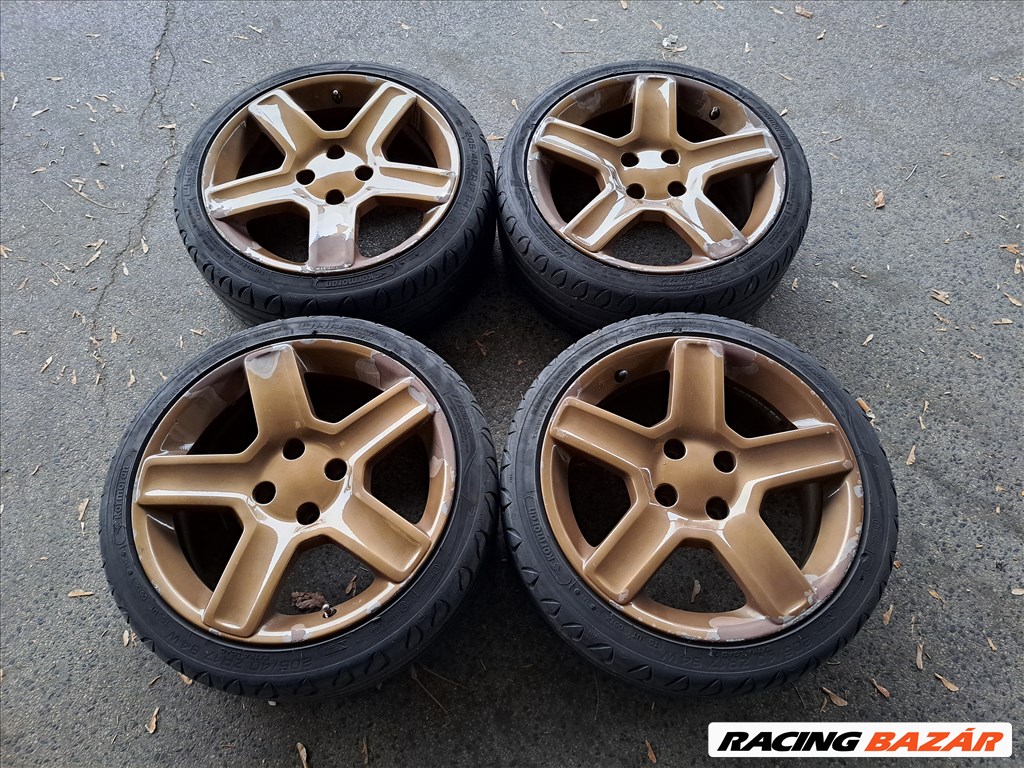 4db 4x108 17" Peugeot Citroën Gyári Alufelni 205/40 ZR17 nyári gumival Eladó!!! 7Jx17 65,1mm  1. kép