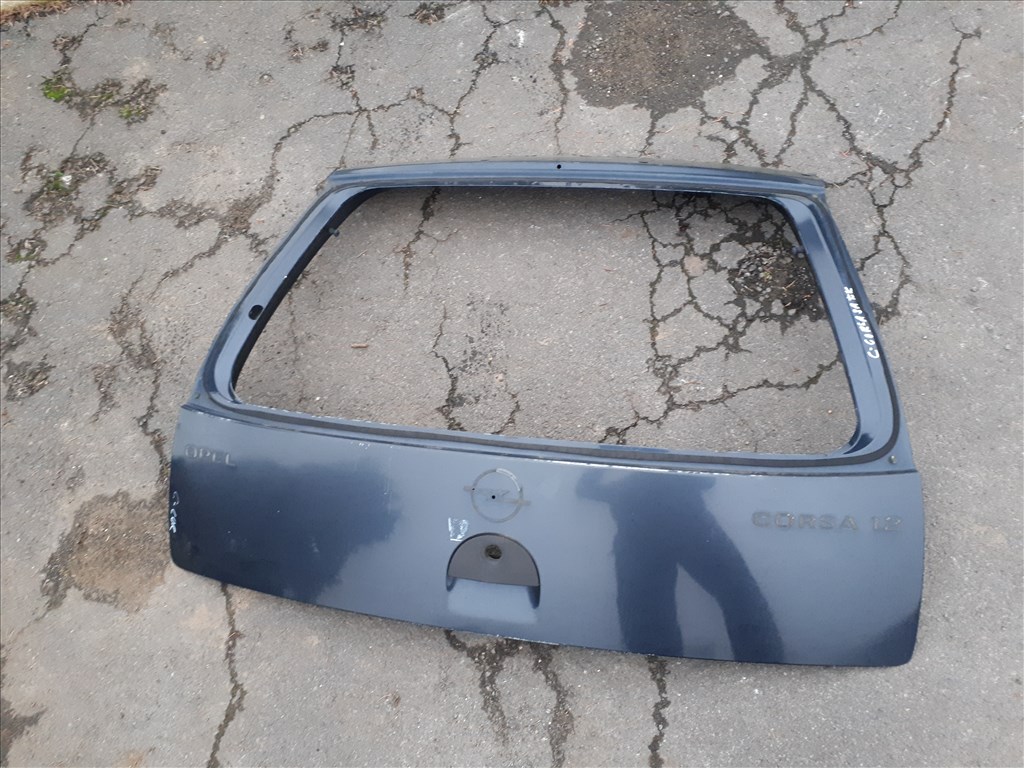 Opel Corsa C 3 ajtós csomagtérajtó üveg nélkül 3. kép