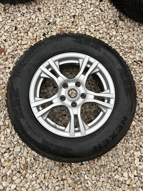  KIA, HYUNDAI 5x114.3 16" újszerű Platin alufelni 215/70R16 újszerű téli gumival ELADÓ! 1. kép