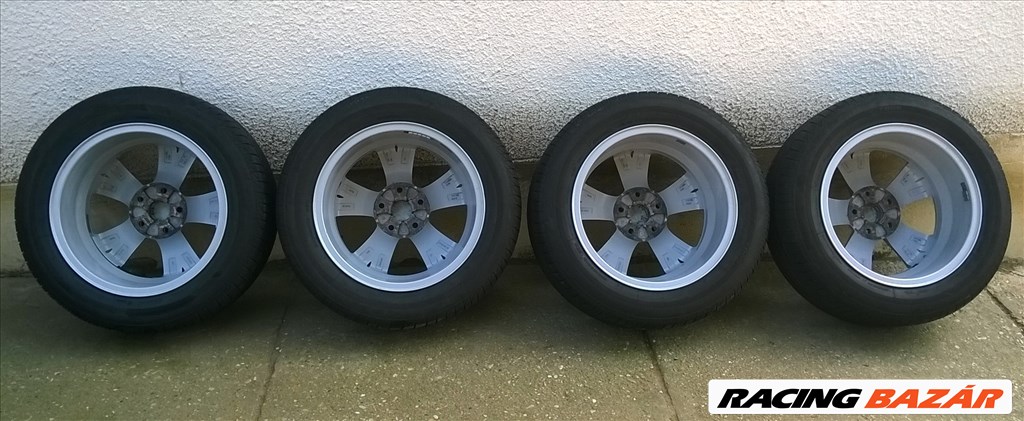 Eladó 4db 16-os 5x112-es Seat alufelni 215/55r16 Bridgestone nyári gumival 3. kép