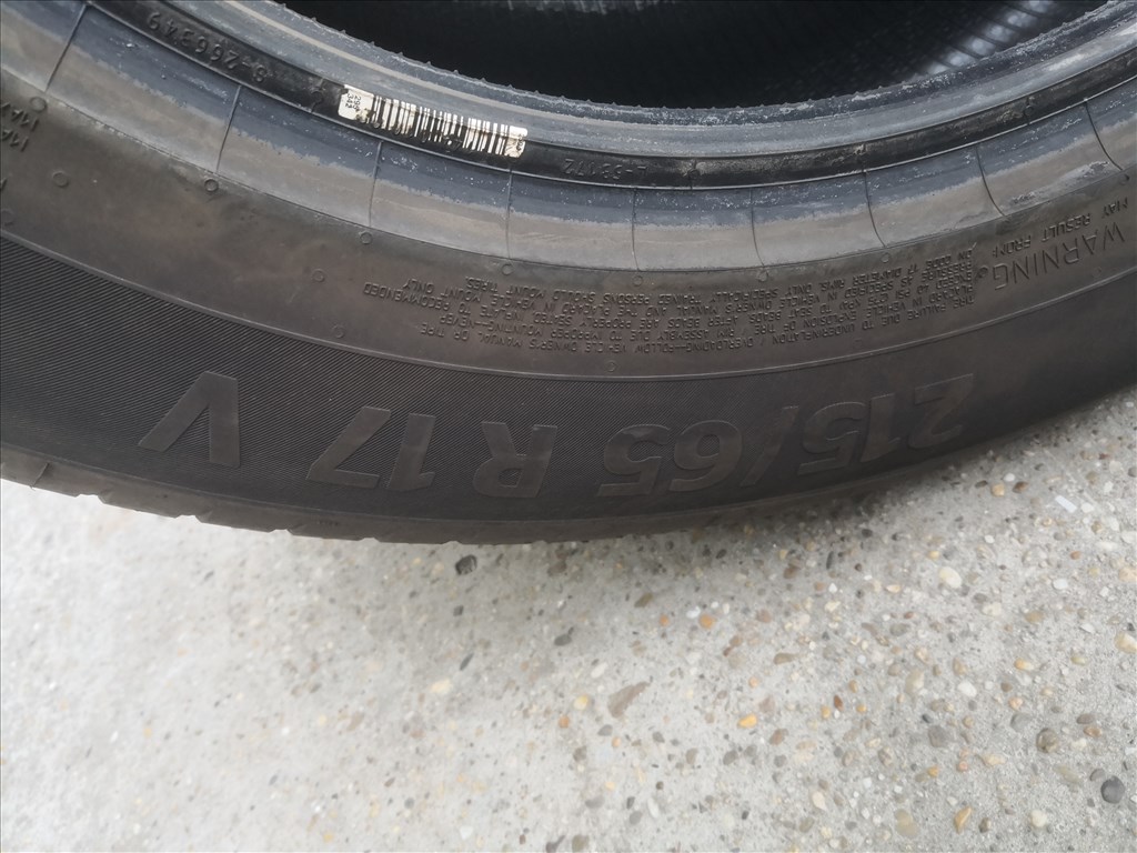 215/65R17 újszerű Continental nyári gumi 2db 4. kép
