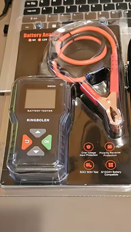 Autó akkumulátor teszter BM550 6-12-24V 2. kép