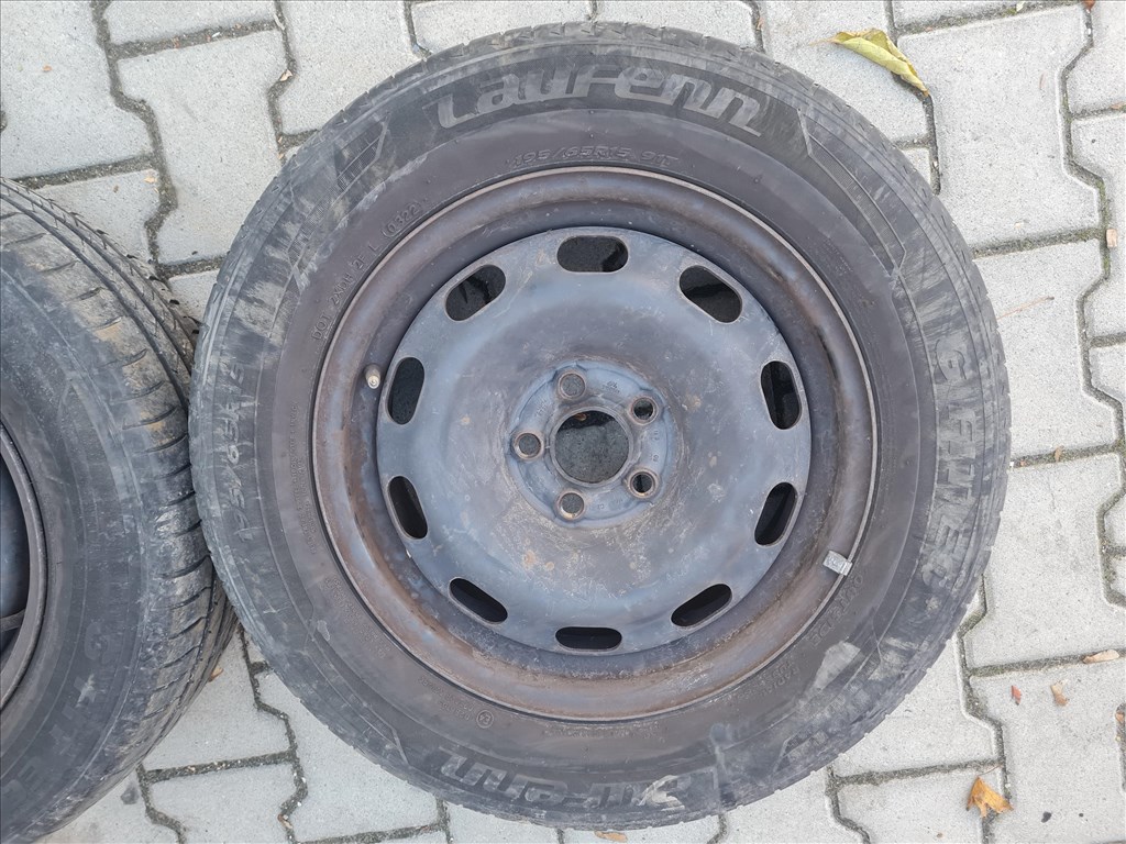  5x100 15" gyári lemezfelni, 195/65 Laufenn nyári gumi pár (25517) 2. kép