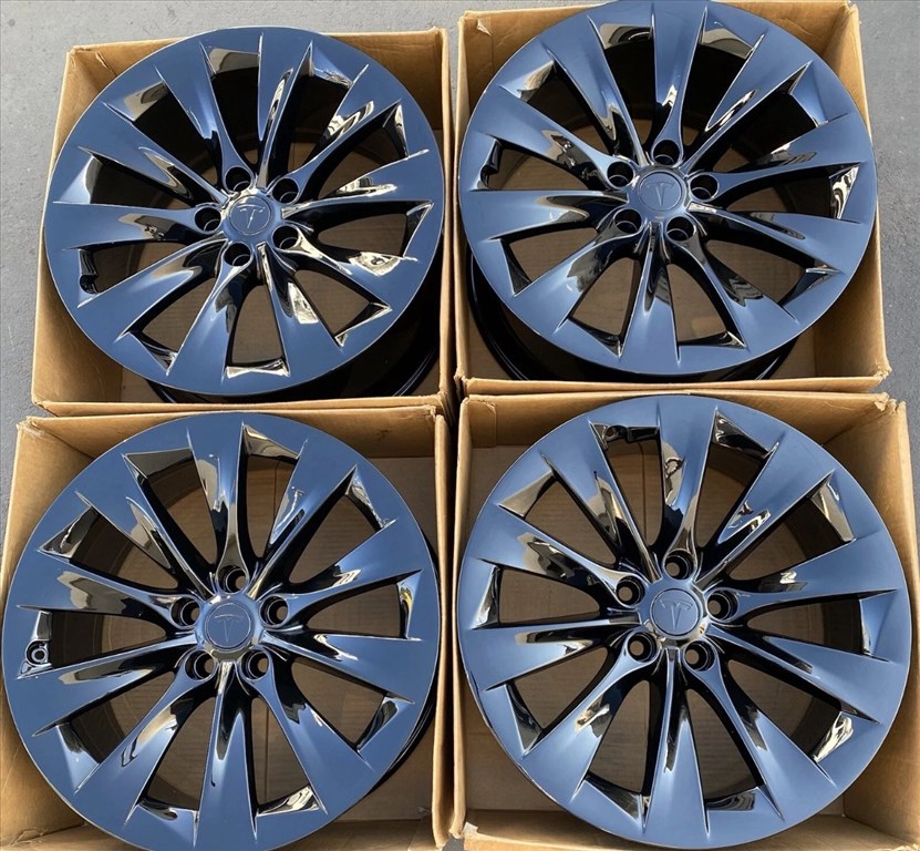  Tesla 20as gyári alufelni 5x120 Model X Két széles Tpms 1. kép