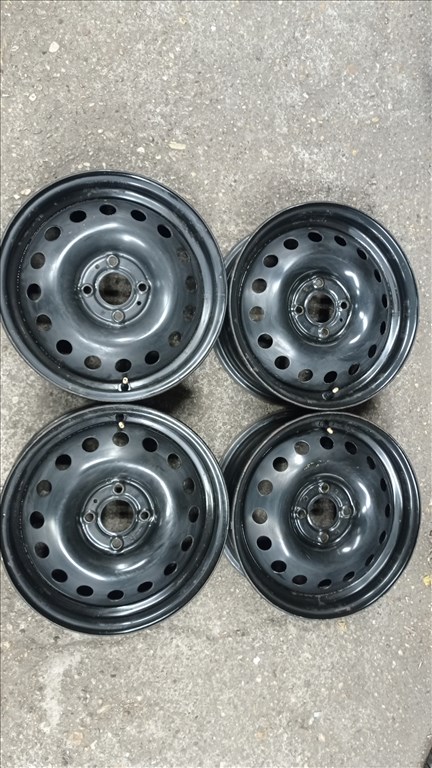  4x100 lyukosztású 5,5JJ 15" használt (gyári felni) lemezfelni 1. kép