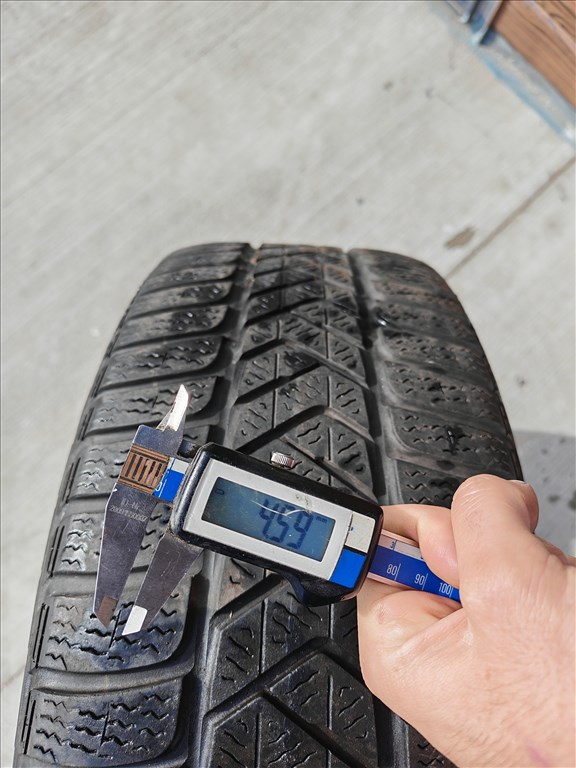  17" 5x112 Audi gyári alufelni szett téligumikkal! 9. kép