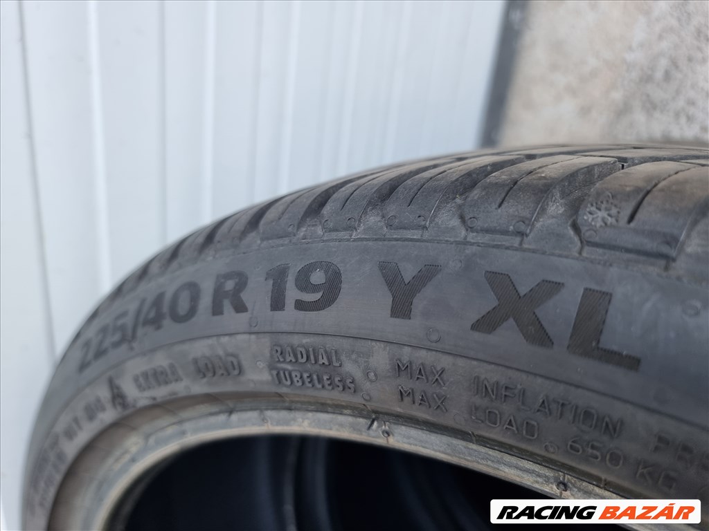 225/40R19 Continental 4évszakos garnitúra újszerű állapotban eladó! 10. kép