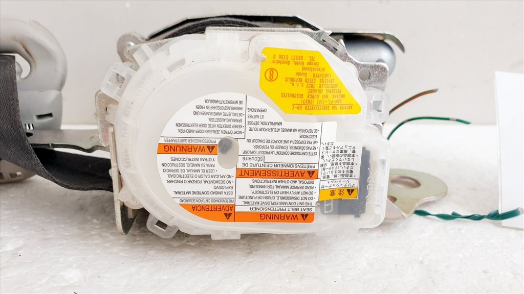 510432 Suzuki Swift 2008, Jobb Első Övfeszítő, Biztonsági Öv, 5 Ajtós 5. kép