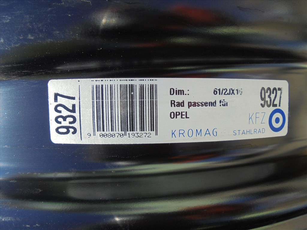 Új 16-os lemezfelni Opelre eladó 6. kép