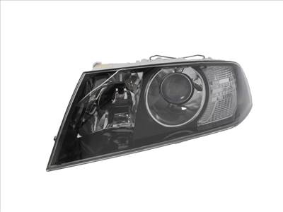 Skoda Octavia II. 2004-2008 utángyártott új bal első fényszóró XENON D1S/H1fekete ház (motorral) DEPO 1z1941015a