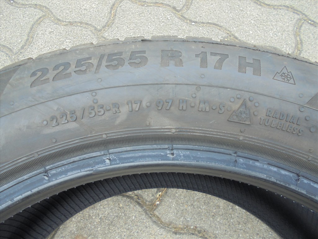 225/55 R 17-es Continental téli gumi eladó 5. kép