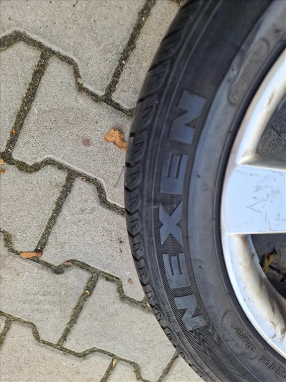 2 db Polo 9N 5x100 15" használt alufelni Nexen nyári gumival (29960) 11. kép