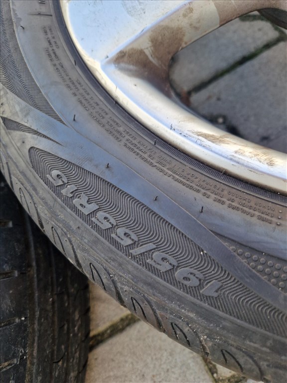 2 db Polo 9N 5x100 15" használt alufelni Nexen nyári gumival (29960) 14. kép