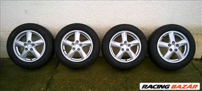 Eladó 4db 16-os 5x114.3-as Enkei alufelni 205/60R16 Fulda nyári gumival