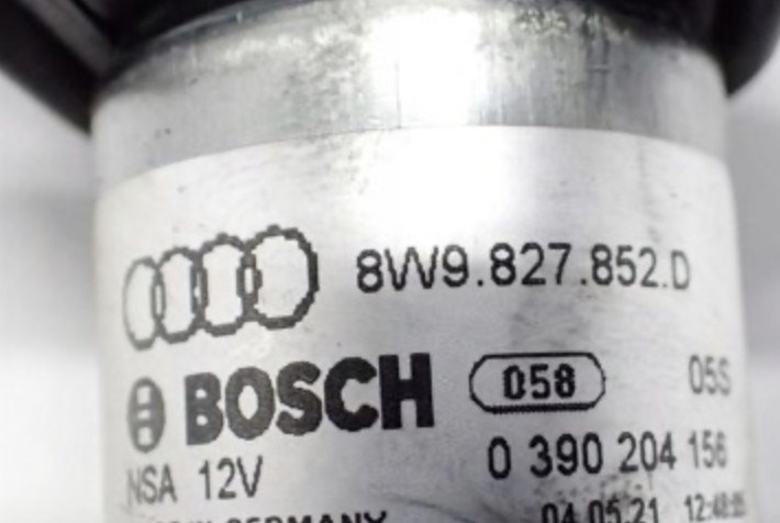 Audi A4 Avant (B9 - 8W) jobb oldali csomagtérajtó nyitó motor 8w9827852d 8W9827852D 3. kép