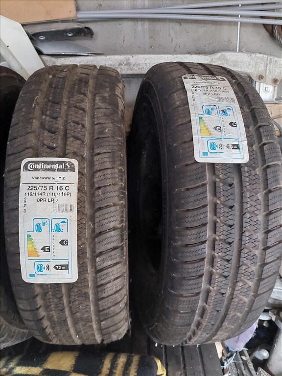  225/7516"c új Continental téli gumi gumi 1. kép