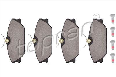 Fékbetét készlet TOPRAN 700 181 for NISSAN, RENAULT, DACIA