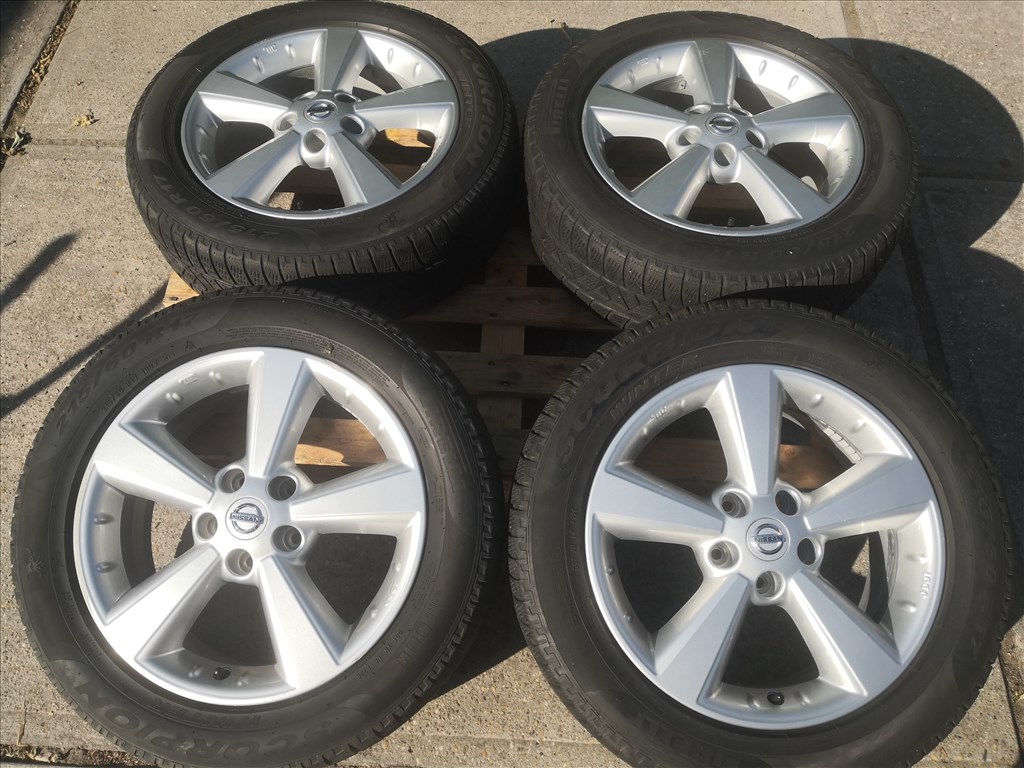 Nissan 17-es gyári alufelnik 5x114,3 9. kép